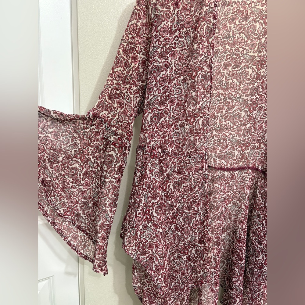 Floral Kimono Cardigan - Picture 2 of 2